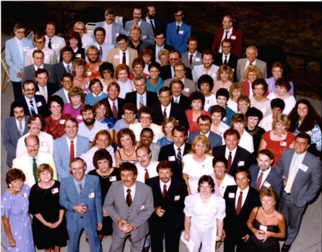 20th Reunion Ramada Inn, Class of 65 & 64, circa 1985